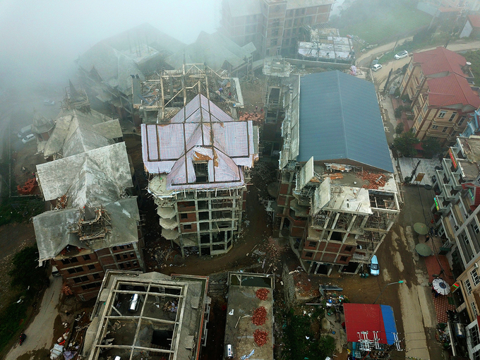 Đại công trường ở thị trấn nghỉ dưỡng Tam Đảo